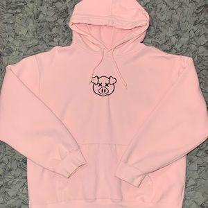 Shane Dawson x Jeffrey Star Embroidered Pig Hoodie